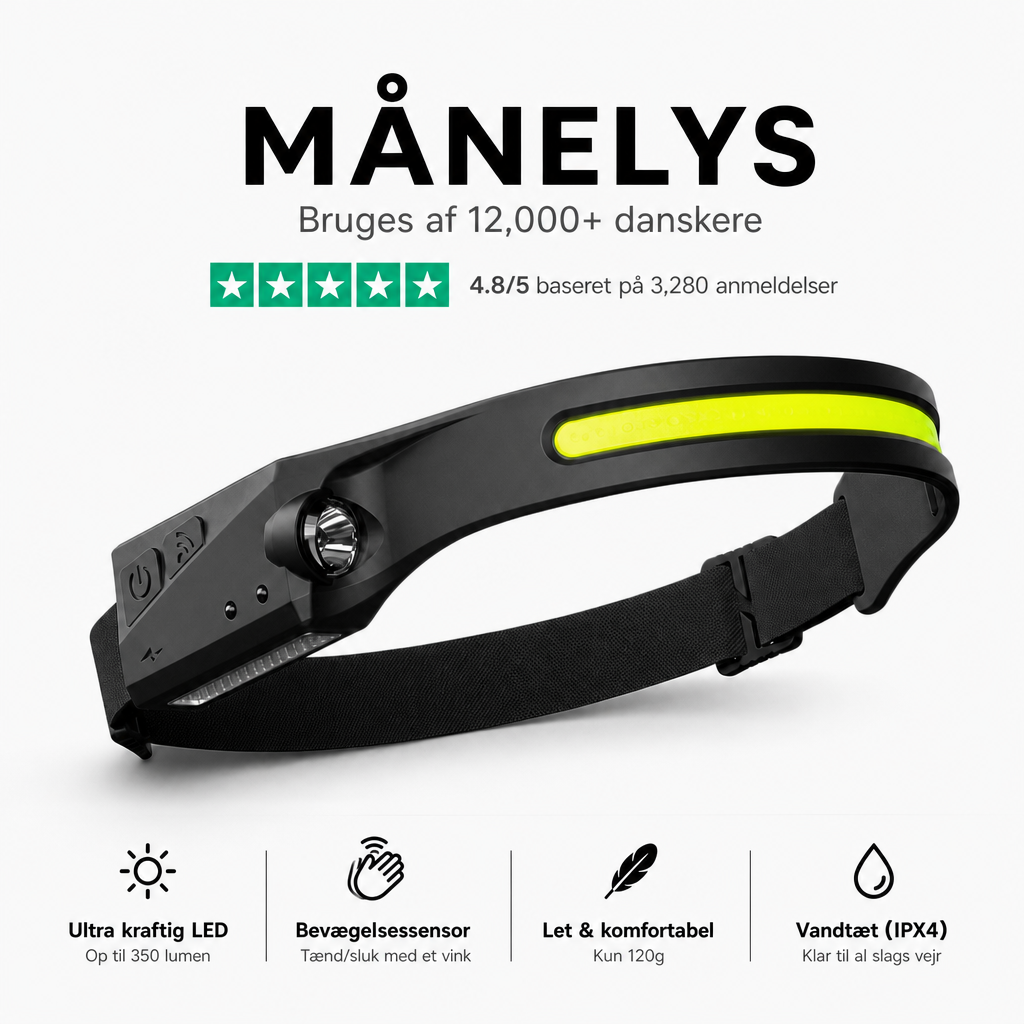 Månelys LED Pandelampe